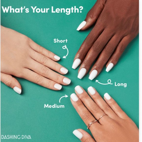 Dashing Diva Magic Press on Nails -- cotton candy blue - Short nwt *PLZ READ* - Picture 2 of 2